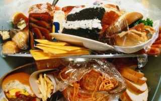 Таблица продуктов при подагре